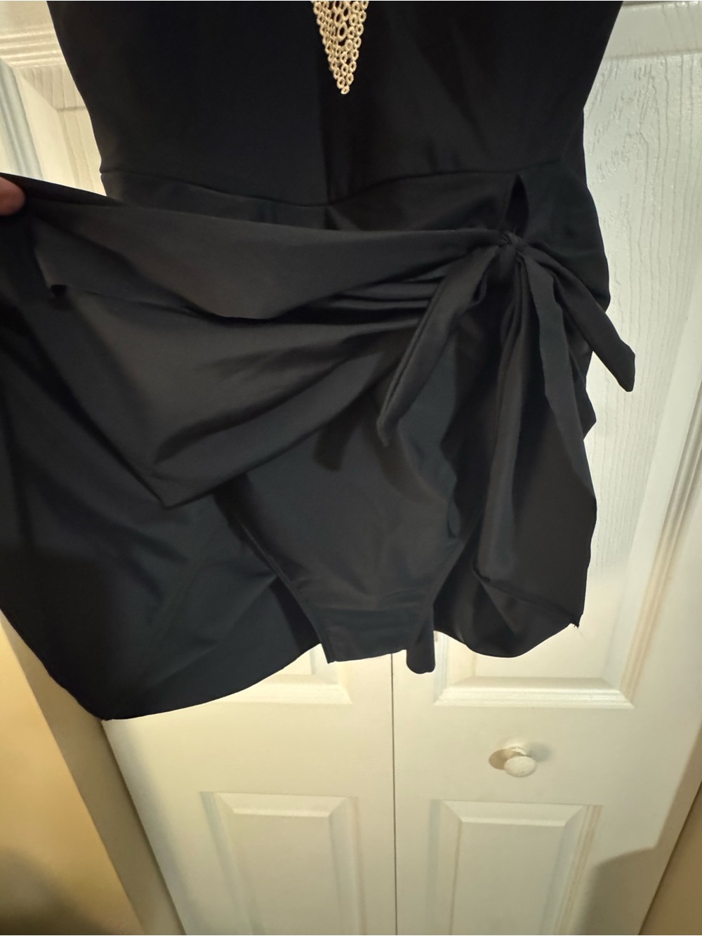 NWT Blooming Jelly Black Swimdress One-Piece Swimsuit 🖤 XL - Picture 2 of 6